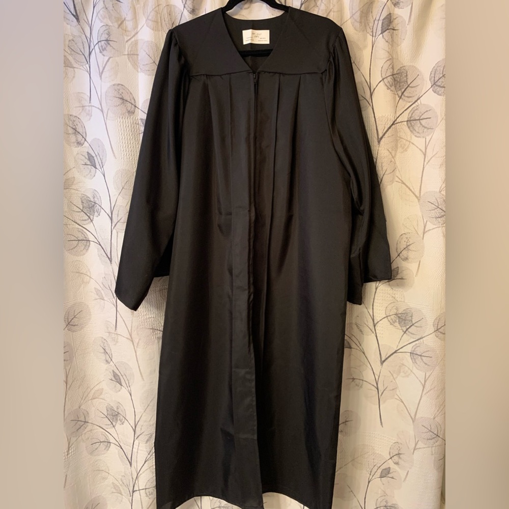Black Graduation gown.